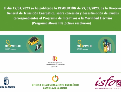 Se publica resolución de concesión de ayudas del Programa de Incentivos a la Movilidad Eléctrica (Programa Moves III)