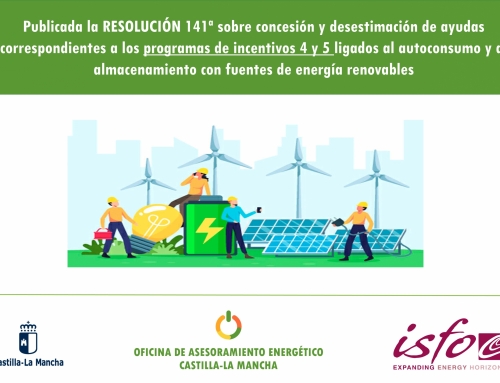 Nueva Resolución de concesión de ayudas de los programas de incentivos 4 y 5 ligados al autoconsumo y al almacenamiento, con fuentes de energía renovable