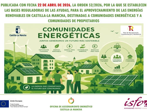 Castilla La Mancha activa nuevas ayudas para comunidades energéticas y comunidades de propietarios